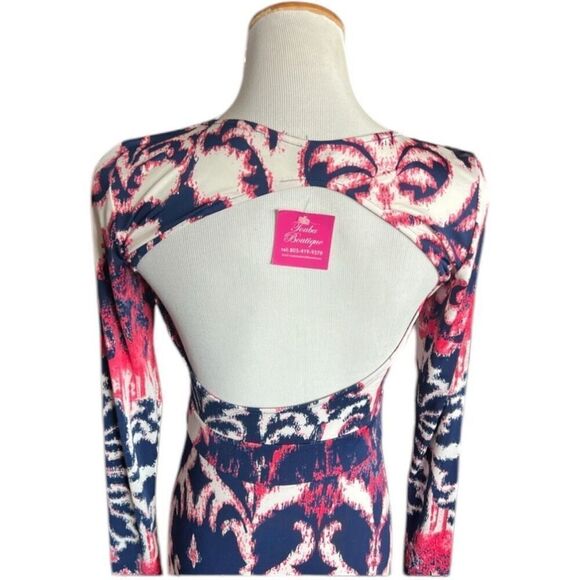 NWT Womens Goodtime USA Boutique Paisley Print Open Back Maxi Dress - Sz M - Picture 2 of 2